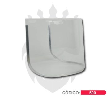 Visor de Policarbonato con Filo de Aluminio